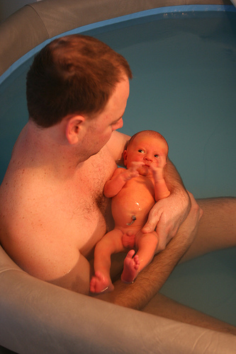 Swimming with Dad